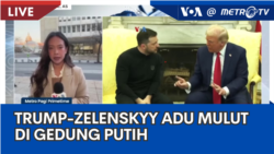 Laporan VOA untuk Metro TV: Trump-Zelenskyy Adu Mulut di Gedung Putih