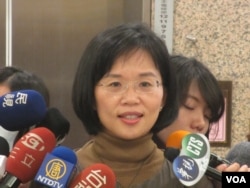 民进党立委苏巧慧(美国之音张永泰拍摄)