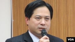 台湾经建会副主委 吴明机(美国之音张永泰拍摄)