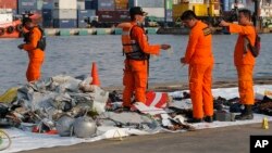 လေယာဉ်အပိုင်းအစများကို ရှာဖွေနေစဉ်