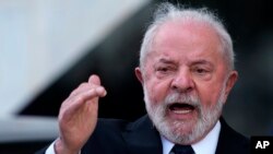 巴西总统卢拉·达席尔瓦(Luiz Inacio Lula da Silva)4月12日抵达中国访问。(美联社)