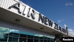 资料照:奥克兰机场新西兰航空公司的航站楼。