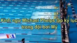 Kình ngư Michael Phelps lập kỷ lục trong đội bơi Mỹ Kình ngư Michael Phelps lập kỷ lục trong đội bơi Mỹ