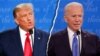 共和党候选人、现任总统特朗普和民主党候选人、前副总统拜登在最后一场总统辩论中激烈交锋