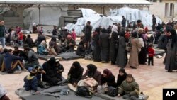 Переміщені особи неподалік Дамаска (архівне фото)