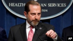 美国卫生与公众服务部(HHS)部长阿扎尔(Alex Azar)