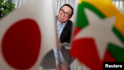 Japan-Myanmar Association ဥက္ကဋ္ဌ Hideo Watanabe