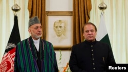 Президент Гамід Карзай (зліва) і прем’єр-міністр Наваз Шариф