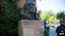 资料照:位于美国首都华盛顿的乔治·华盛顿大学。(法新社)