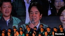 台湾副总统赖清德2023年7月16日在一场活动中发言。(路透社)