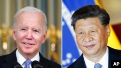 美国总统拜登(2021年11月6日在华盛顿),中国国家主席习近平2019年11月13号在巴西利亚。