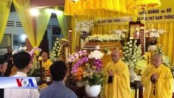 Tang lễ của Tăng thống Thích Quảng Độ diễn ra trang nghiêm, đơn sơ Tang lễ của Tăng thống Thích Quảng Độ diễn ra trang nghiêm, đơn sơ