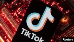 资料照片:TikTok标志。(路透社)