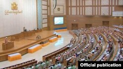 ပြည်ထောင်စုဝန်ကြီးစာရင်းကို လွှတ်တော်ထဲ တင်သွင်း (MOI)