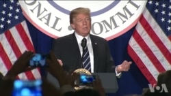 川普对共和党人讲话 指称民主党人阻挠移民改革提案 川普对共和党人讲话 指称民主党人阻挠移民改革提案