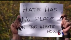 美国多个城市爆发反川普示威 美国多个城市爆发反川普示威