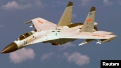 中国歼-11战机(资料照)