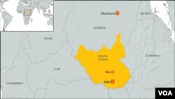 南苏丹的地理位置