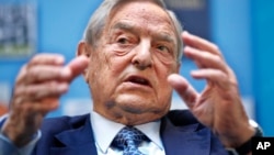 乔治·索罗斯在华盛顿举行的一个有关欧元的论坛上发言(2011年9月24日)