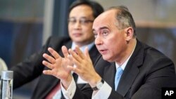 资料照片:英国商业及贸易部国务大臣庄敦文。