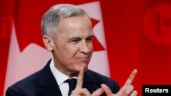 2025年3月9日,在加拿大首都渥太华,加拿大央行和英格兰银行前行长马克·卡尼在加拿大执政党自由党领袖的竞争中获胜,接替贾斯汀·特鲁多担任总理。(路透社)