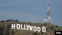 美国电影协会代表好莱坞主要制片厂(美国之音国符拍摄)