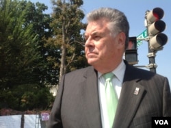 国会众议员彼得·金（美国之音 龚小夏拍摄）