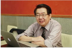 台湾政治大学国籍关系研究中心研究员严震生(照片由本人提供)