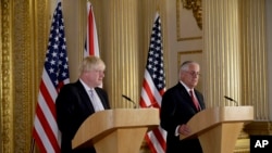 ဗြိတိန်- ကန် နိုင်ငံခြားရေးဝန်ကြီးများရဲ့ သတင်းစာရှင်းလင်းပွဲ