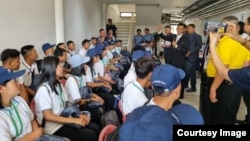 ထိုင်းနိုင်ငံသို့ MoU စနစ်ဖြင့် လေကြောင်းလိုင်းမှဝင်ရောက်လာတဲ့ မြန်မာအလုပ်သမားများ (ဧပြီ ၂၉၊၂၀၂၄)