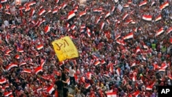 埃及胜利广场的抗议者