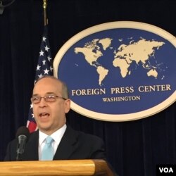 美国助理国务卿拉塞尔(美国之音张蓉湘拍摄)