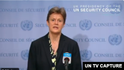 ကုလသမဂ္ဂဆိုင်ရာ ဗြိတိန်သံအမတ်ကြီး Barbara Woodward