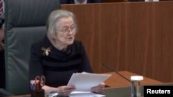 英籍香港终审法院非常任法官何熙怡(Brenda Hale)说,她的任期将结束并表示她不希望获得连任。(路透社照片)