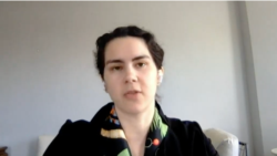 乔治华盛顿大学政治学与国际事务助理教授坎宁安(Fiona Cunningham)(卡托研究所视频截图)