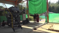 သန်လျင်က အမှိုက်ချေဖျက်စက် စမ်းသပ်လည်ပတ် သန်လျင်က အမှိုက်ချေဖျက်စက် စမ်းသပ်လည်ပတ်