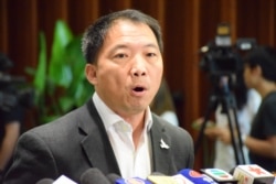 资料照:香港民主党主席胡志伟