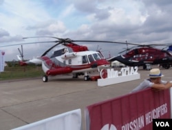中国从俄罗斯大量采购各种直升机,其中包括米-17型直升机。2013年莫斯科航展上展出的米-17直升机