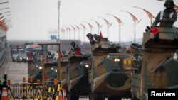 美韩联合鹞鹰军事演习(路透社2018年4月5日)