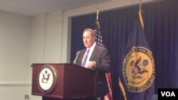 美国贸易代表弗罗曼(美国之音杨晨拍摄)