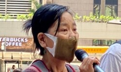 社民连主席陈宝莹表示,六四的历史不会被磨灭,她认为香港人日后的表达方式可以见机行事(美国之音/汤惠芸)