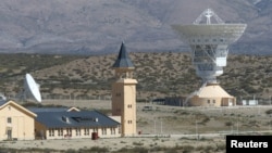 位于阿根廷拉斯拉哈斯的中国空间站设施。(资料照片,2019年1月22日)