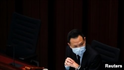 郭榮鏗2020年4月擔任立法會內務委員會副主席 (路透社照片)