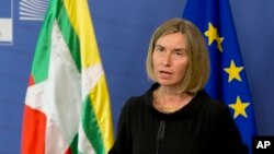 ဥရောပ သမဂ္ဂရဲ့ နိုင်ငံခြားရေးရာ မူဝါဒဆိုင်ရာ အကြီးအကဲ Federica Mogherini
