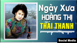 Danh ca Thái Thanh, nổi tiếng với nhạc phầm Ngày Xưa Hoàng Thị. Ảnh của Lãnh sự quán Hoa Kỳ tại tp HCM