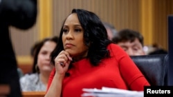 资料照片:参与特朗普佐治亚州选举干预案的富尔顿郡地方检察官法尼·威利斯。(2024年3月1日)