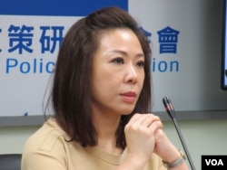 台湾在野党国民党立委李彦秀(美国之音张永泰拍摄)