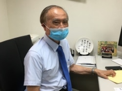 台湾中研院院士赖明诏 (美国之音 陈筠拍摄)