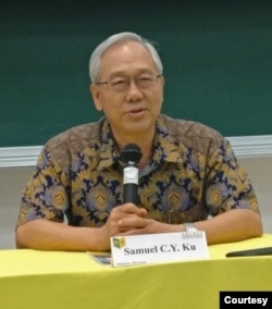 位于高雄的文藻外语大学东南亚硕士学位学程教授顾长永 (照片提供:顾长永)