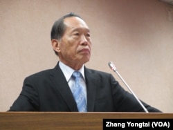 台湾执政党国民党立委陈镇湘(美国之音张永泰拍摄)